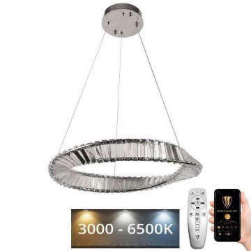 LED himmennettävä kristallikruunu johdolla LED/40W/230V 3000-6500K + kaukosäädin