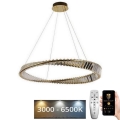 LED himmennettävä kristallikruunu johdolla LED/50W/230V 3000-6500K + kaukosäädin