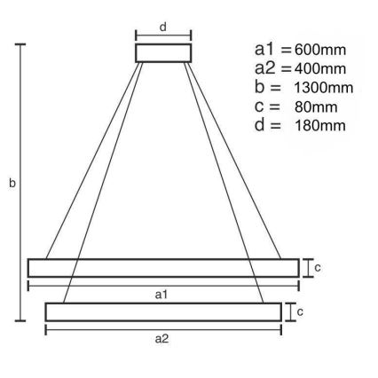 LED himmennettävä kristallikruunu johdolla LED/70W/230V 3000-6500K + kaukosäädin