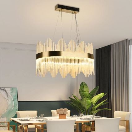 LED himmennettävä kristallikruunu johdolla LED/70W/230V 3000-6500K + kaukosäädin