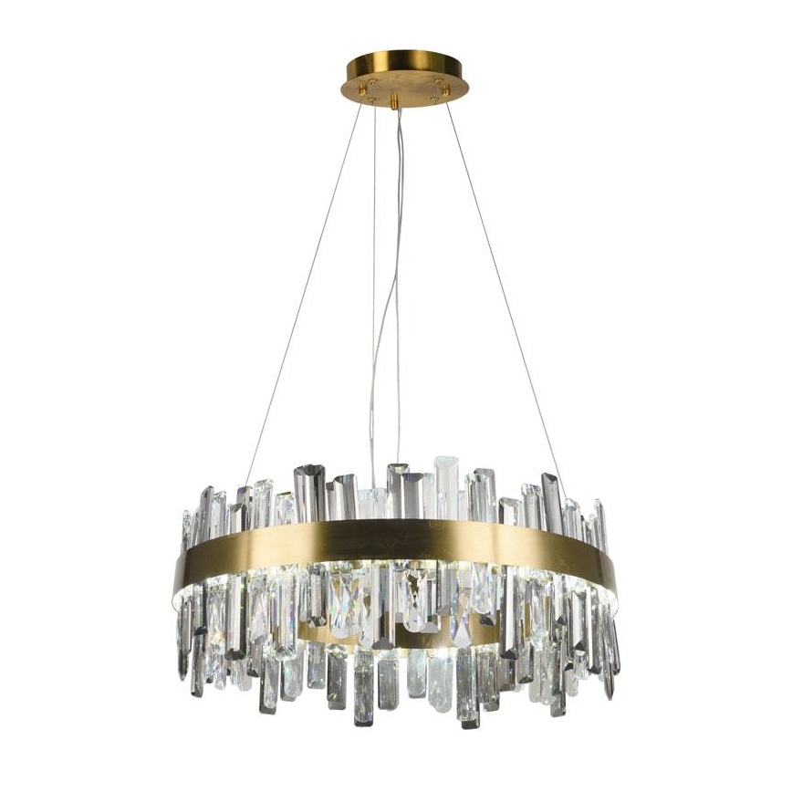 LED himmennettävä kristallikruunu köydellä LED/80W/230V 3000-6500K + kaukosäädin