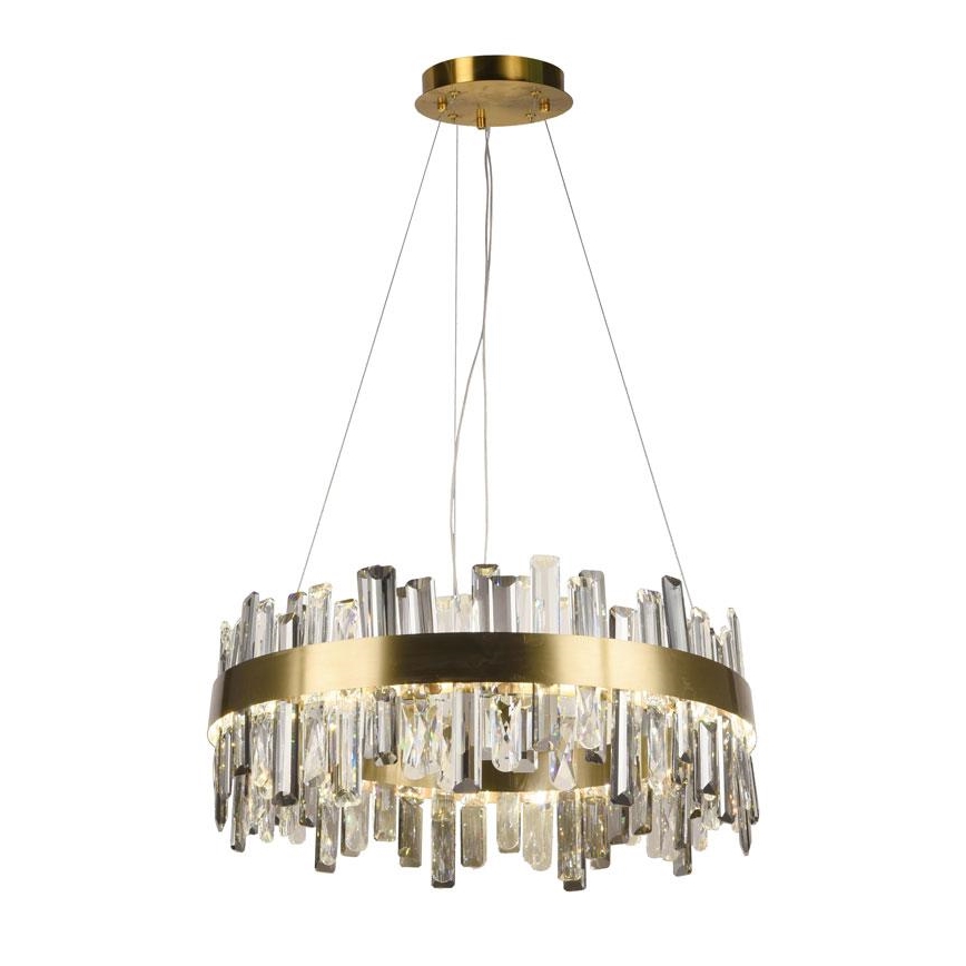 LED himmennettävä kristallikruunu köydellä LED/80W/230V 3000-6500K + kaukosäädin