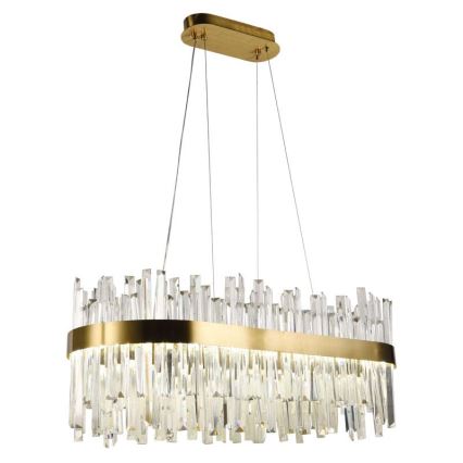 LED himmennettävä kristallikruunu köydellä LED/90W/230V 3000-6500K + kaukosäädin