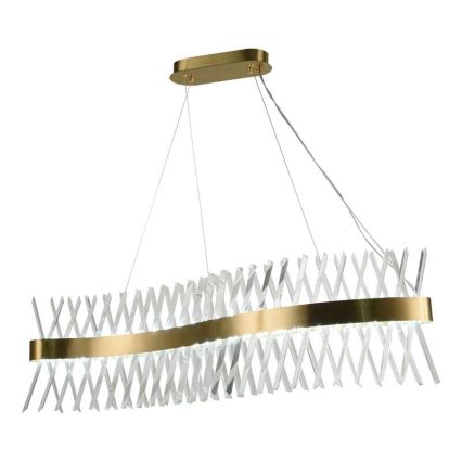 LED himmennettävä kristallikruunu köydellä LED/95W/230V 3000-6500K + kaukosäädin