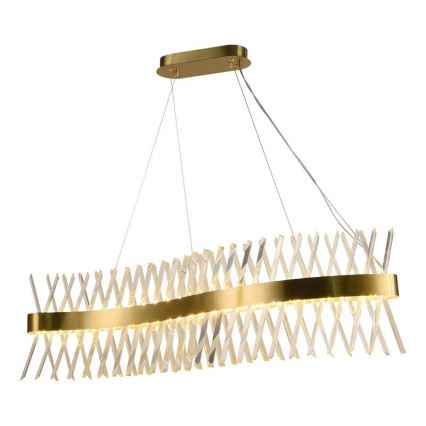 LED himmennettävä kristallikruunu köydellä LED/95W/230V 3000-6500K + kaukosäädin