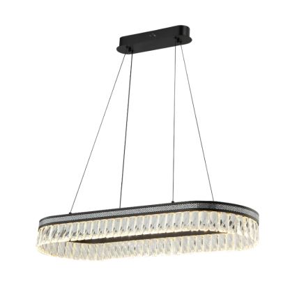 LED-himmennettävä kristallivalaisin vaijerilla THALIA LED/50W/230V 3000-6000K + kaukosäädin