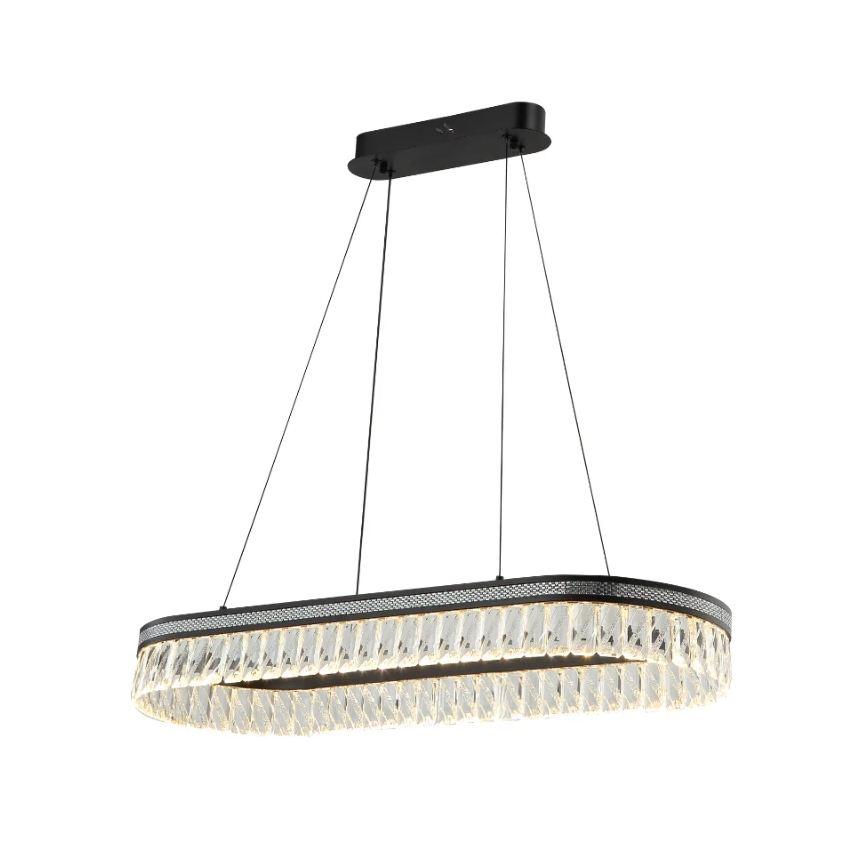 LED-himmennettävä kristallivalaisin vaijerilla THALIA LED/50W/230V 3000-6000K + kaukosäädin