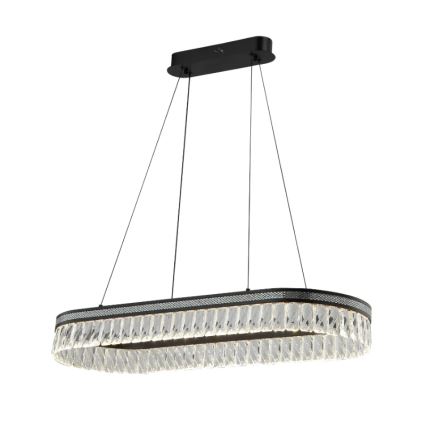 LED-himmennettävä kristallivalaisin vaijerilla THALIA LED/50W/230V 3000-6000K + kaukosäädin