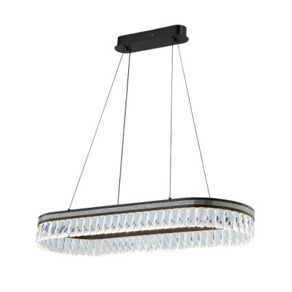 LED-himmennettävä kristallivalaisin vaijerilla THALIA LED/50W/230V 3000-6000K + kaukosäädin
