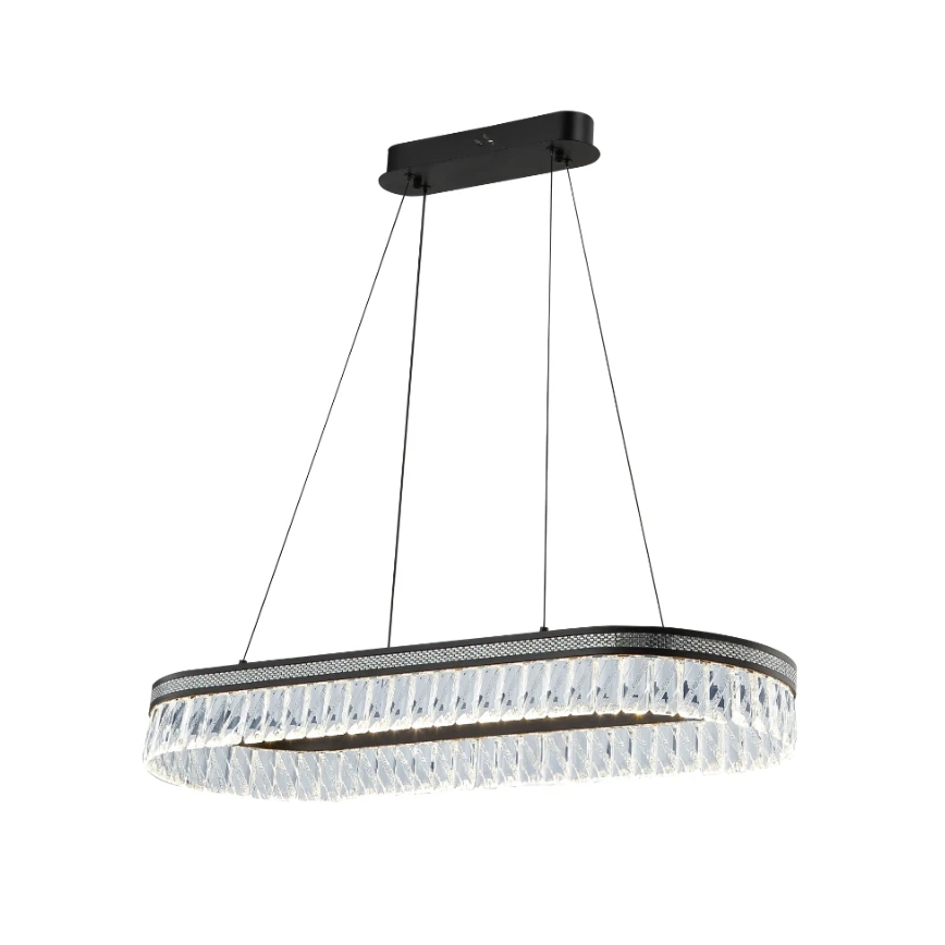 LED-himmennettävä kristallivalaisin vaijerilla THALIA LED/50W/230V 3000-6000K + kaukosäädin