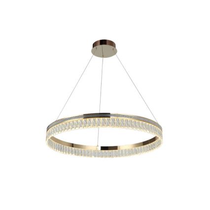 LED-himmennettävä kristallikruunu vaijerilla THALIA LED/55W/230V 3000-6000K Ø 80 cm + kaukosäädin