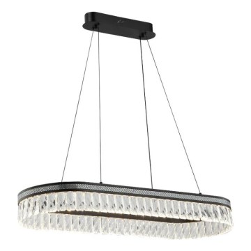 LED-himmennettävä kristallivalaisin vaijerilla THALIA LED/50W/230V 3000-6000K + kaukosäädin