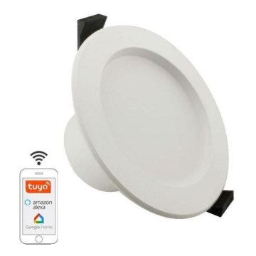 LED Himmennettävä kylpyhuonevalo LED/10W/230V 3000K-6500K Wi-Fi Tuya IP44