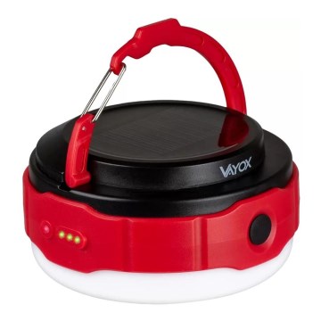 LED Himmennettävä ladattava aurinko taskulamppu virta pankki -toiminto LED/3W/5V 3000/4000/6500K IPX6 500 kiiltävä 2000 mAh