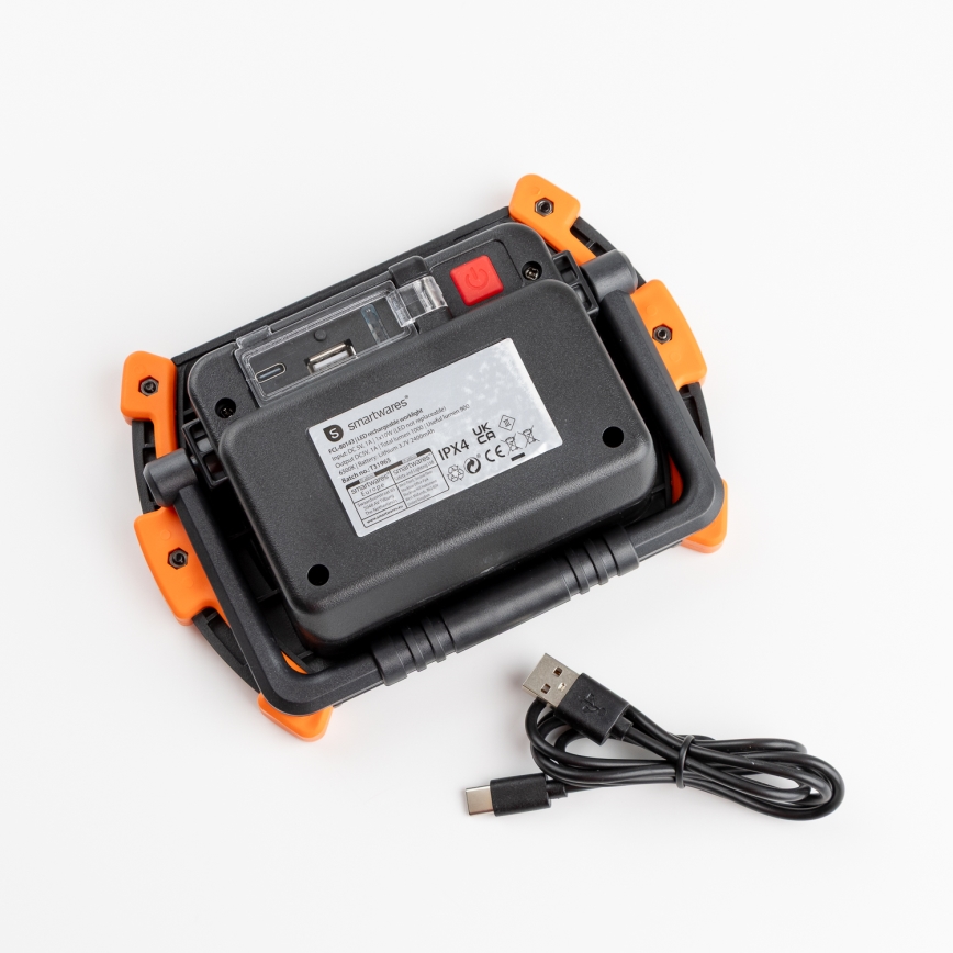 LED Himmennettävä ladattava heijastin LED/10W/5V USB 6500K IP44