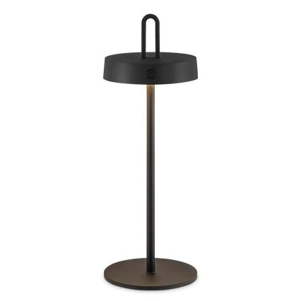 Himmennettävä LED-pöytälamppu ulkokäyttöön, ladattava ja kosketusohjattu SHINE LED/1,5W/3,7V 3000 mAh IP44 musta