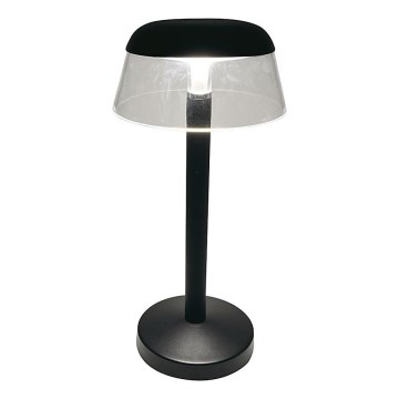 LED Himmennettävä ladattava kosketuspöytävalaisin LED/3W/5V 3000-6000K 1800 mAh musta