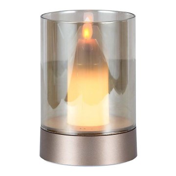 LED Himmennettävä ladattava lamppu LED/2W/5V 3000K 2400 mAh kupari