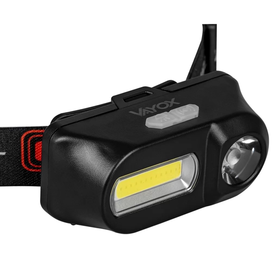 LED himmennettävä ladattava otsalamppu 2xLED/5V IP44 210 lm 2000 mAh