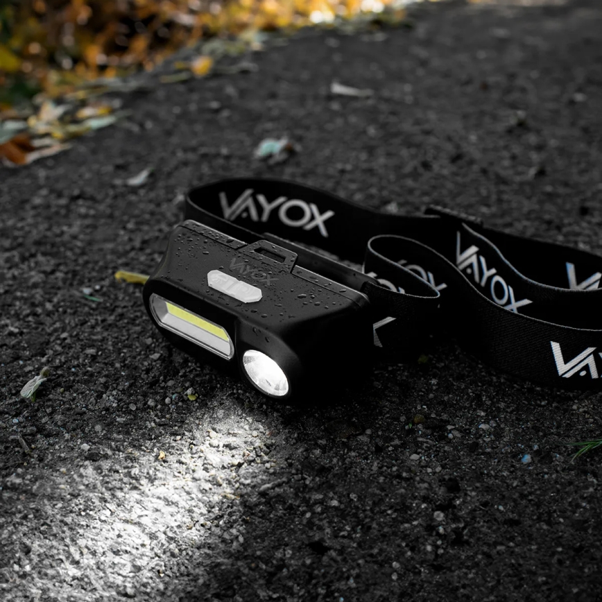 LED himmennettävä ladattava otsalamppu 2xLED/5V IPX4 250 lm 2000 mAh