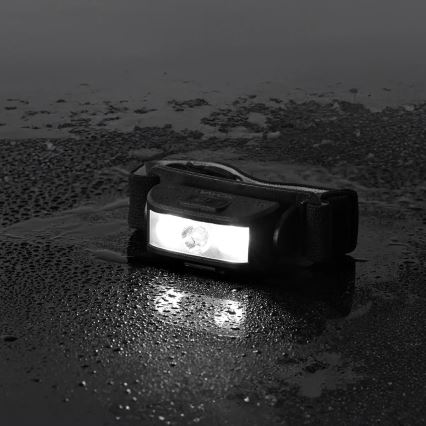 LED himmennettävä ladattava otsalamppu 3xLED/5V IPX4 100 lm 1200 mAh