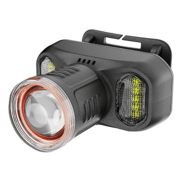 LED-himmennettävä ladattava otsalamppu LED/3,4W/5V 1500 mAh