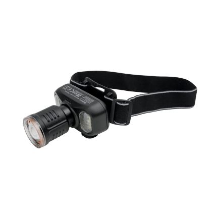 LED-himmennettävä ladattava otsalamppu LED/3,4W/5V 1500 mAh