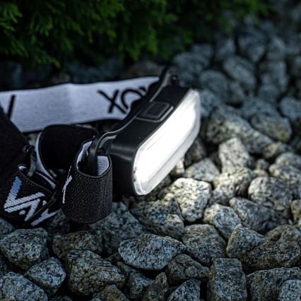 LED himmennettävä ladattava otsalamppu LED/5V IPX4 300 lm 1200 mAh