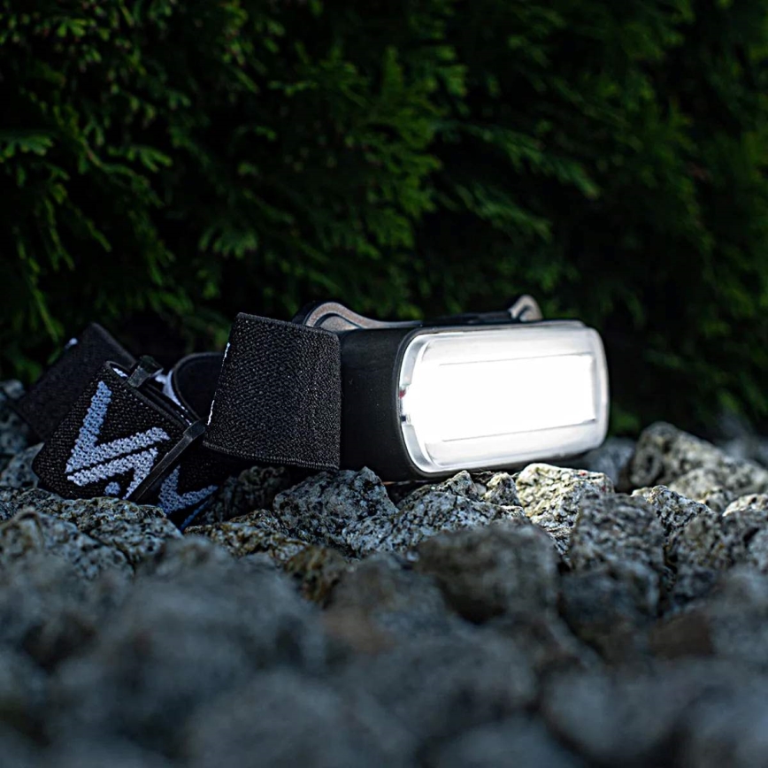 LED himmennettävä ladattava otsalamppu LED/5V IPX4 300 lm 1200 mAh