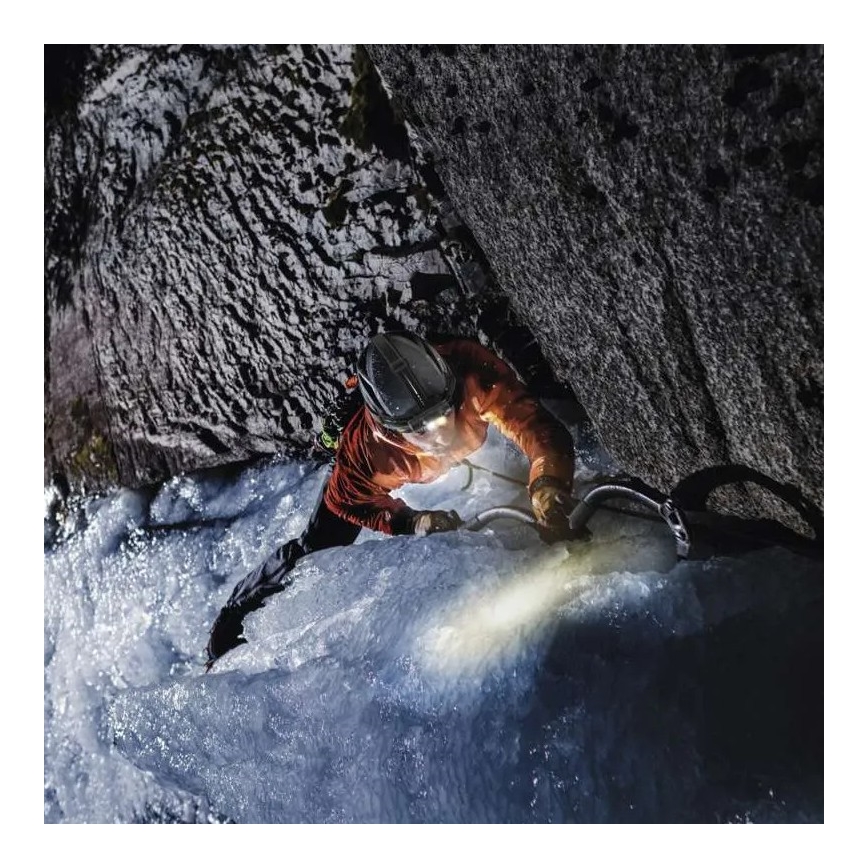 LED Himmennettävä ladattava otsavalo GP XPLOR PHR19 LED/1x18650/5V IPX8