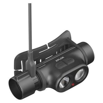 LED Himmennettävä ladattava otsavalo GP XPLOR PHR19 LED/1x18650/5V IPX8