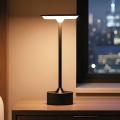 LED-himmennettävä ladattava pöytälamppu NEW YORK LED/1,8W/5V 2700K/4000K/6500K 1200 mAh musta