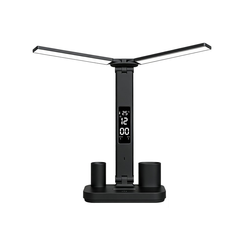 Himmennettävä ladattava LED-pöytälamppu NOBLITE P LED/5W/5V 3000/4000/6000K 2200 mAh musta