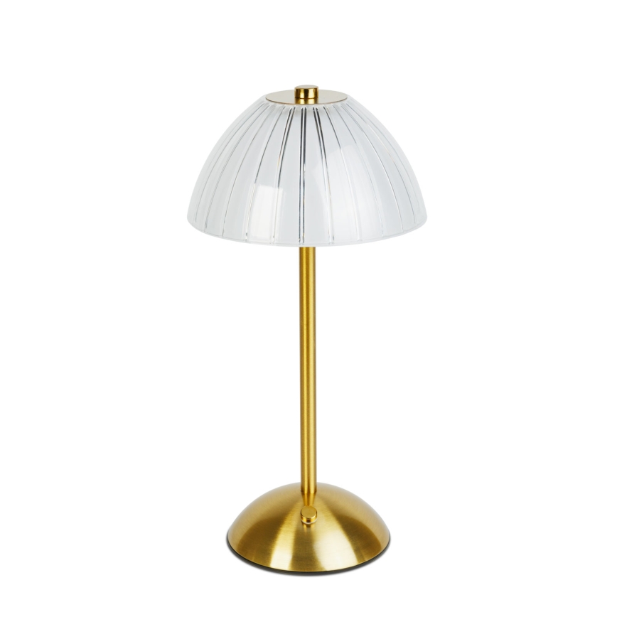 LED himmennettävä ladattava pöytälamppu PARIS LED/2W/5V 2700K/4000K/6500K 800 mAh kultainen
