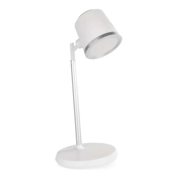 LED himmennettävä ladattava pöytävalaisin 4-in-1 LED/6W/3,7V 3000K/4000K/6500K 1500mAh valkoinen