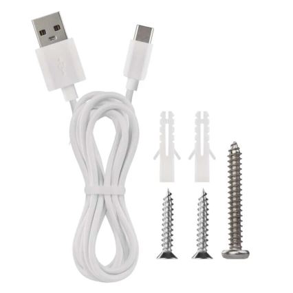 LED himmennettävä ladattava pöytävalaisin 4-in-1 LED/6W/3,7V 3000K/4000K/6500K 1500mAh valkoinen