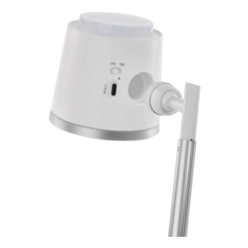 LED himmennettävä ladattava pöytävalaisin 4-in-1 LED/6W/3,7V 3000K/4000K/6500K 1500mAh valkoinen