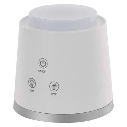 LED himmennettävä ladattava pöytävalaisin 4-in-1 LED/6W/3,7V 3000K/4000K/6500K 1500mAh valkoinen