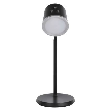 LED himmennettävä ladattava pöytävalaisin 4-in-1 LED/6W/3,7V 3000K/4000K/6500K 1500mAh musta
