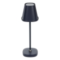 LED himmennettävä ladattava pöytävalaisin LED/3W/1800 mAh tummansininen