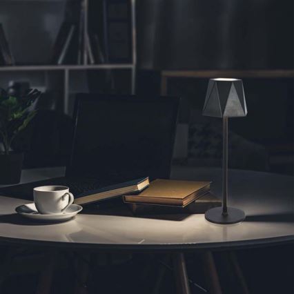 LED himmennettävä ladattava kosketuspöytälamppu LED/4W/5V 3000-6000K 1800 mAh musta