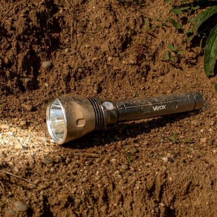 LED himmennettävä ladattava taskulamppu LED/20W/5V IPX5 1570 lm 8400 mAh