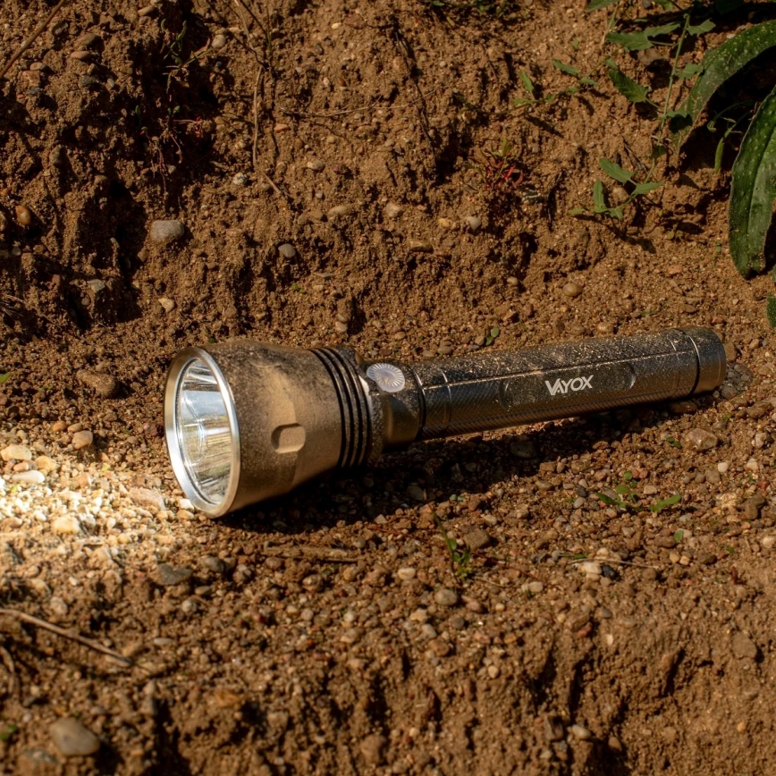 LED himmennettävä ladattava taskulamppu LED/20W/5V IPX5 1570 lm 8400 mAh