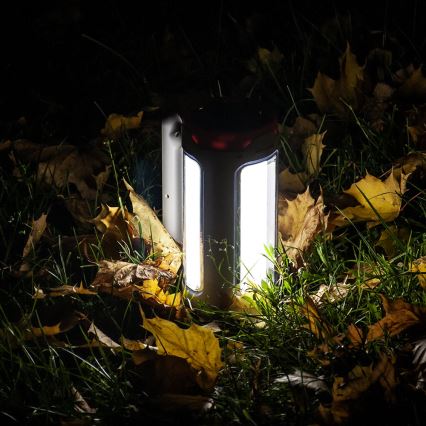 LED himmennettävä ladattava taskulamppu 2-in-1 powerbank-toiminnolla LED/5W/230V 3500 mAh