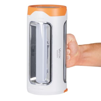 LED himmennettävä ladattava taskulamppu 2-in-1 powerbank-toiminnolla LED/5W/230V 3500 mAh