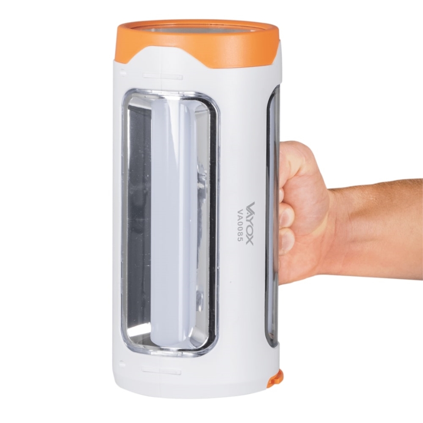 LED himmennettävä ladattava taskulamppu 2-in-1 powerbank-toiminnolla LED/5W/230V 3500 mAh