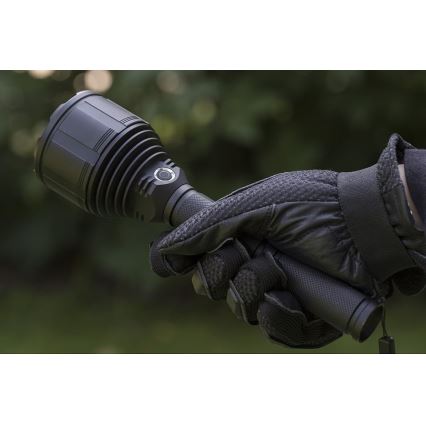 LED Himmennettävä ladattava taskulamppu LED/30W/5V IPX7 3000 kiiltävä 8400 mAh