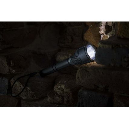 LED Himmennettävä ladattava taskulamppu LED/30W/5V IPX7 3000 kiiltävä 8400 mAh