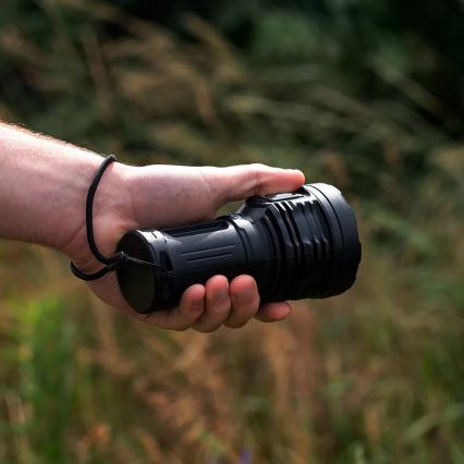 LED Himmennettävä ladattava taskulamppu LED/5V IPX4 600 kiiltävä 1200 mAh