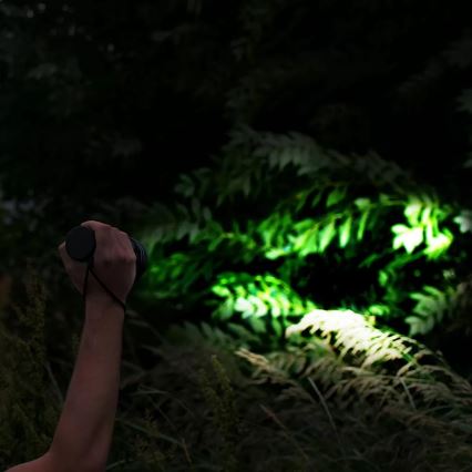 LED Himmennettävä ladattava taskulamppu LED/5V IPX4 600 kiiltävä 1200 mAh